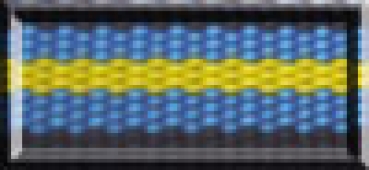 Kurzführer mit gepolsterter Handschlaufe   *Marine-Blau-Gelb*